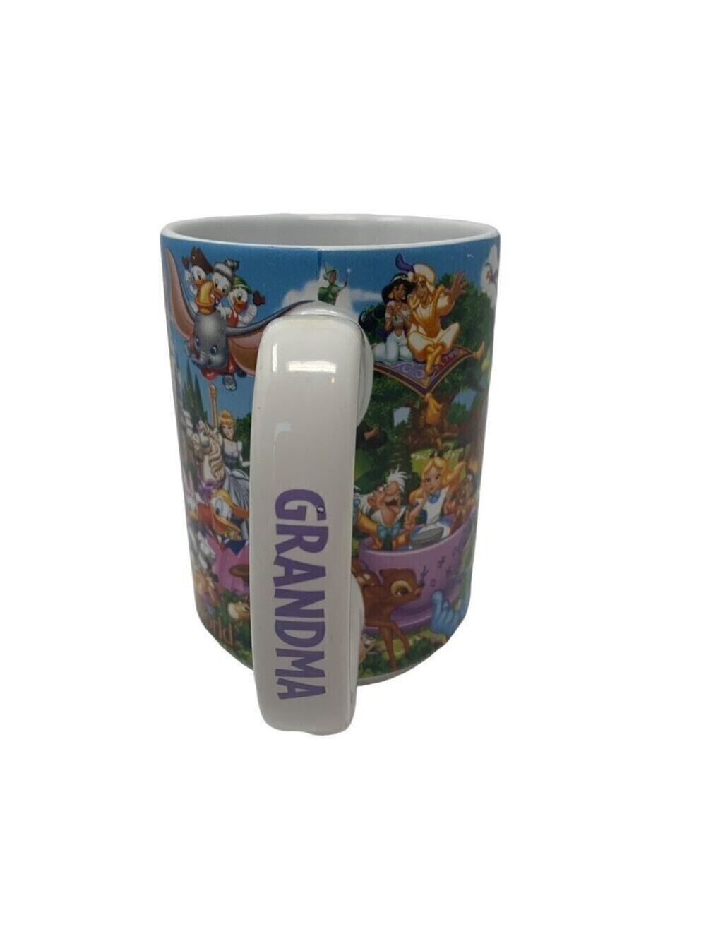 Disney Storybook Grandma Ceramic Mug READ Walt Disney World Collectible Coffee